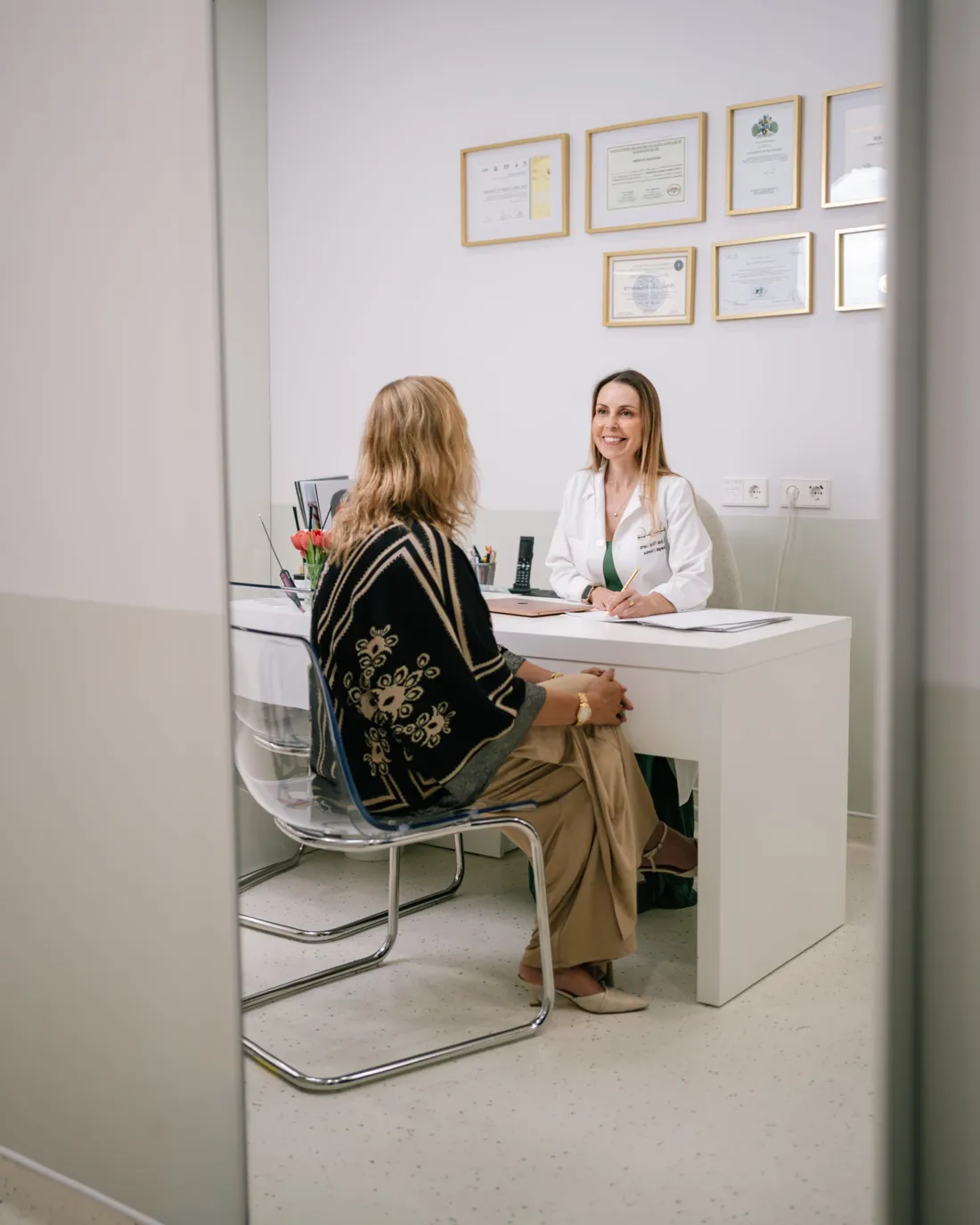A Dra. Ana Silva Guerra em consulta